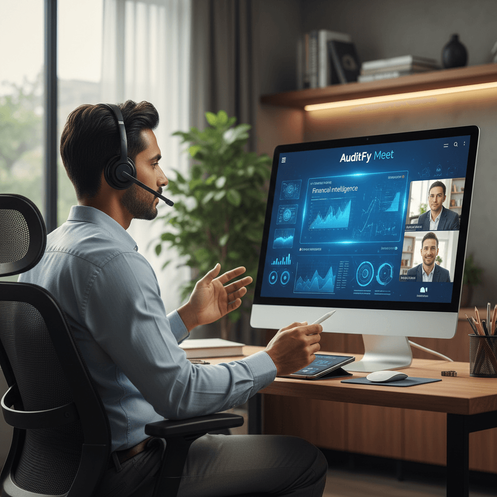 Professional working from home
